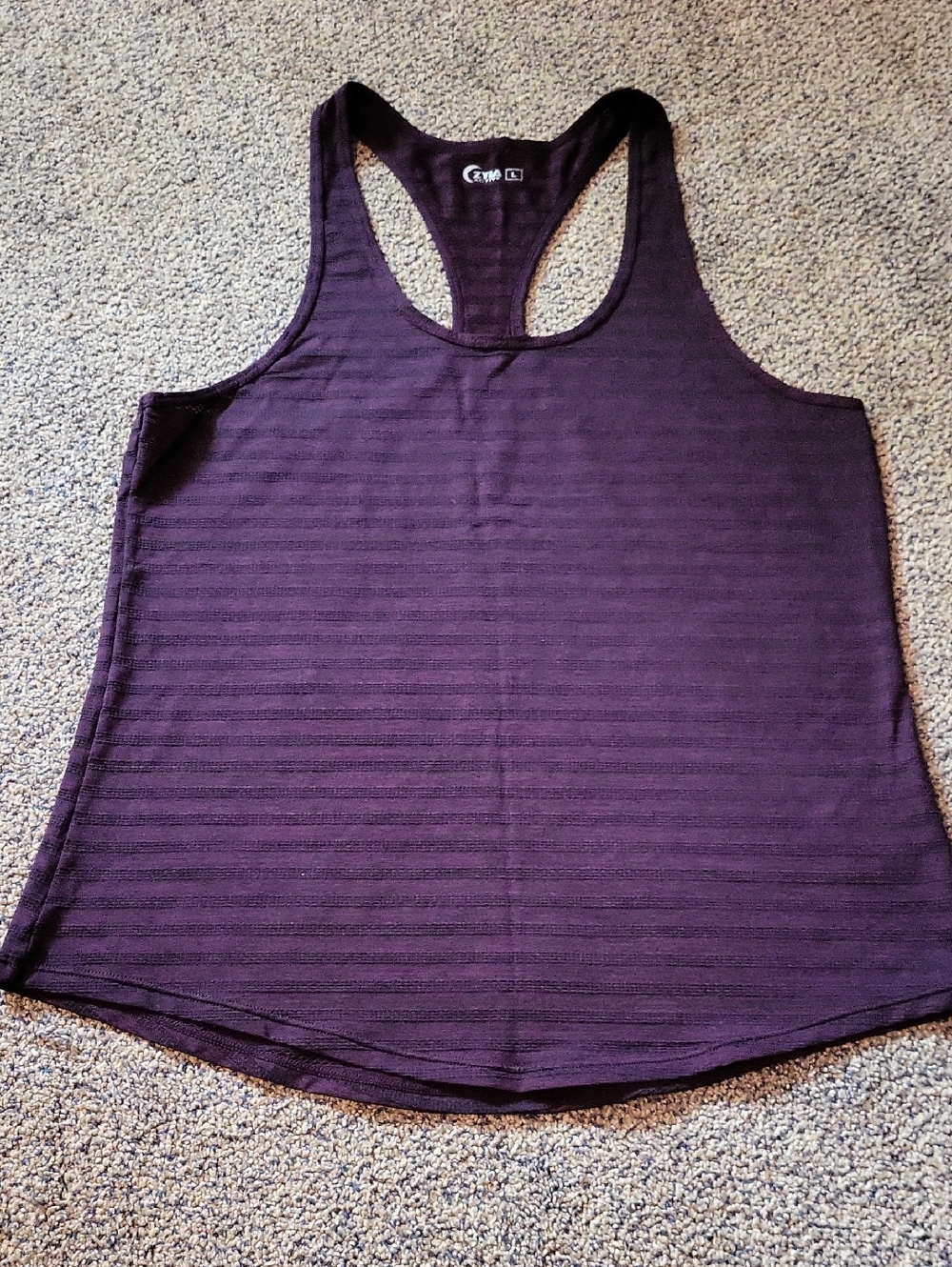 ZYIA Purple Racerback Tank Top